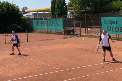 Demonstrierten Doppelstärke in Verl: Hartmut Nickel und Gerhard Paul